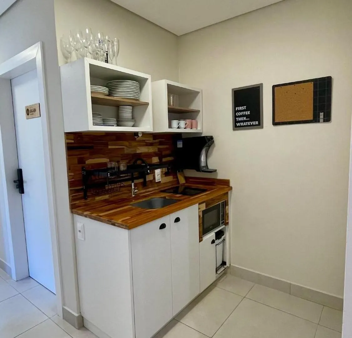 No Centro Suites 3 - Apto Moderno Com Cozinha Compartilhada Florianopolis
